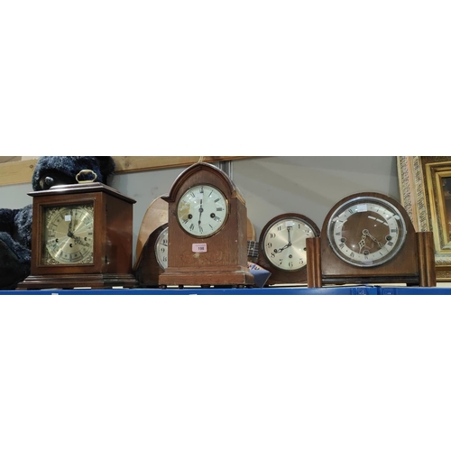 198 - Five mantel clocks