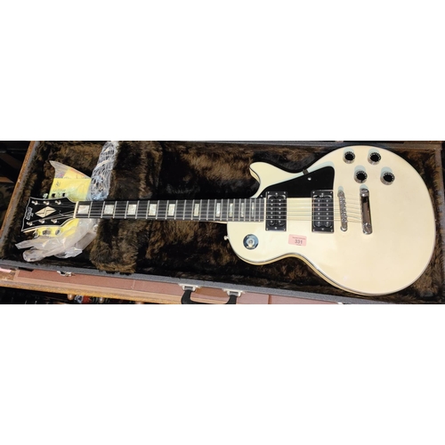 331 - A Hondo II electric guitar in hard case