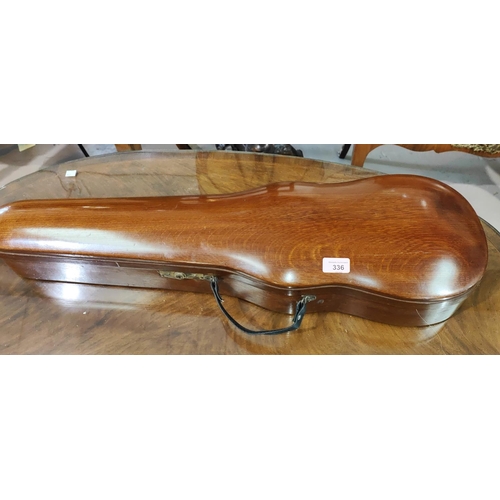 336 - An interesting 18th century full size violin labelled inside: Carlo Antonio Testore Figlio Maggiano ... 