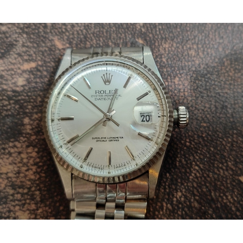 681 - A gent's replica 'Rolex' stainless steel wristwatch