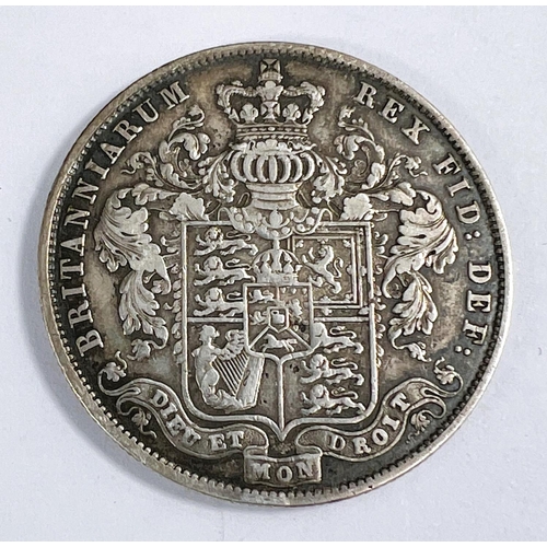 180 - An 1829 George IV half crown