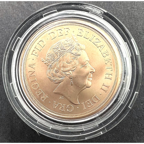 243 - A 2020 75th anniversary of VE day, strike on the day, gold sovereign with C.O.A and boxed