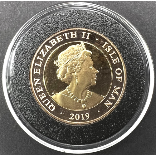 258 - D-Day Leaders £2 gold proof set 2019, depicting Winston Churchill, General Montgomery and King... 