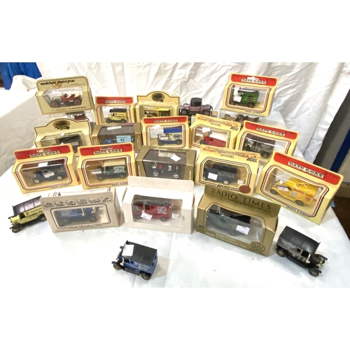 43 - A selection of boxed Lledo Corgi and other vehicles