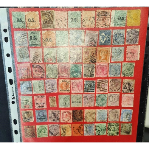 268A - A selection of Victorian British and Commonwealth stamps on 2 pages