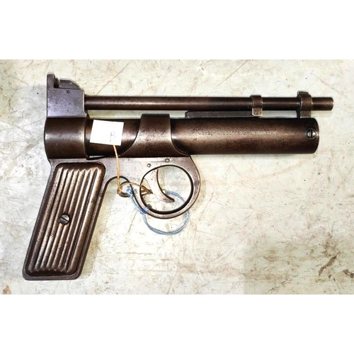 381B - A 'The Webley Junior .177 air pistol with metal grip by Webley & Scott