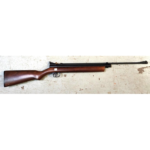 382B - A Crosman '2260' air rifle with bolt action loading, length 100cm