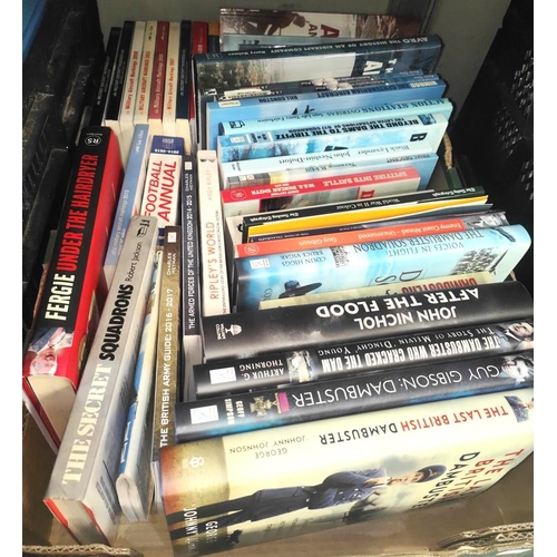 386D - A selection of military aircraft hard back books and texts, RAF and Lancaster Bomber related with ot... 