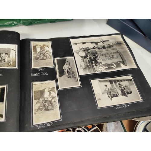 332 - RAF IRAQ 1920's: a good photograph album compiled by Sgt (?) ROBSON 6th Squadron RAF including aeria... 