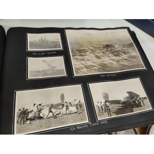 332 - RAF IRAQ 1920's: a good photograph album compiled by Sgt (?) ROBSON 6th Squadron RAF including aeria... 