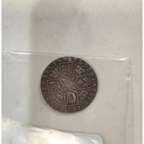 217 - GB GIII silver shilling 1787