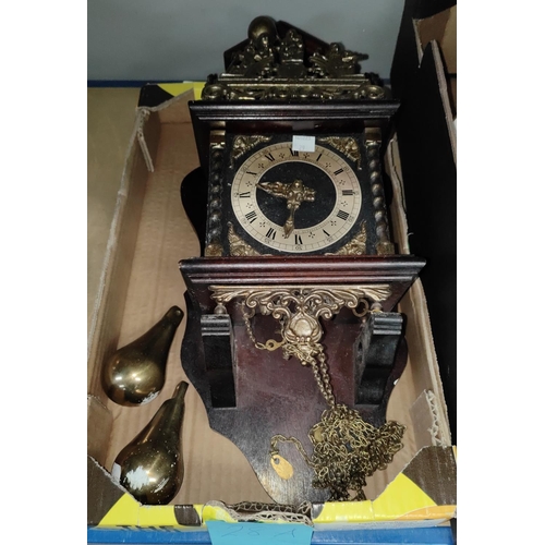 28A - A reproduction lantern style wall clock