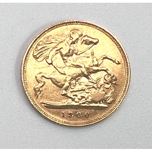 788 - A Victorian half sovereign 1900