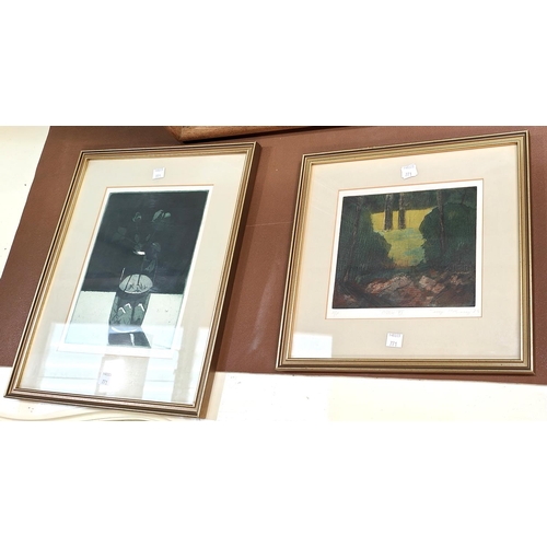 771 - Terry McKinney:  5 artist signed coloured etchings, framed and glazed; Robert Cox: still life o... 