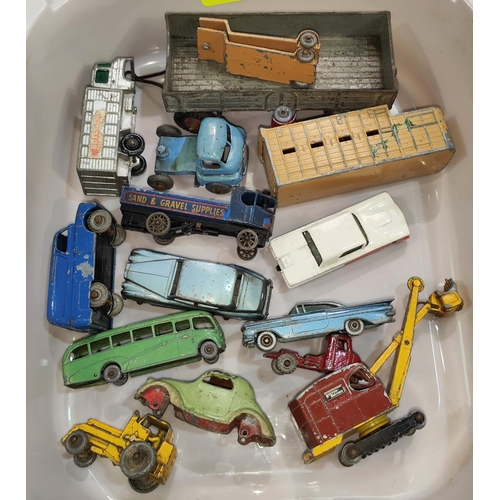 227 - A selection of vintage Lesney diecast vehicles including No. 75 Ford Thunderbird, Sand and Gravel Su... 