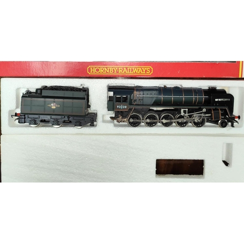 287 - An Originally boxed Hornby Railways 00-gauge Locomotive R.303 BR Class 9F Loco 'Evening Star' 