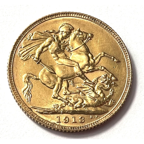 789 - A George V Sovereign 1913, London