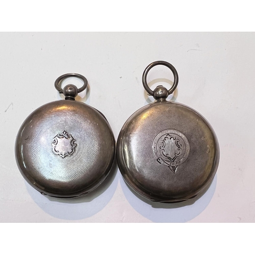 630 - Two pocket watches, open faced and key wound:  one H Samuel, Manchester, Chester 1895; one unma... 