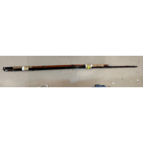 183 - A Sealey Black Arrow 3 section rod; a Farlow Starlight 9'3