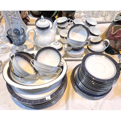 498 - A Royal Doulton Sherbrook part dinner/tea service, 60 pieces approx