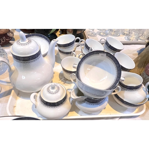 498 - A Royal Doulton Sherbrook part dinner/tea service, 60 pieces approx