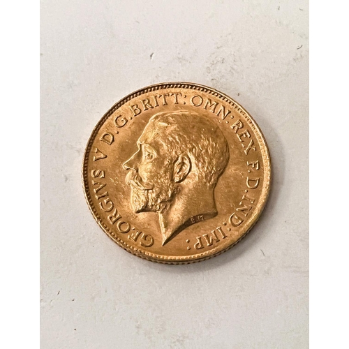 669 - A GV half sovereign 1913