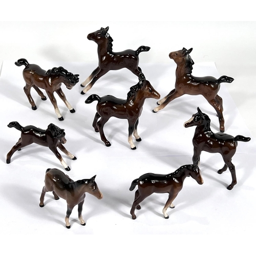 572A - 8 Beswick brown foals