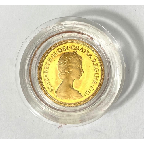 659 - A QEII half sovereign 1980 (proof)