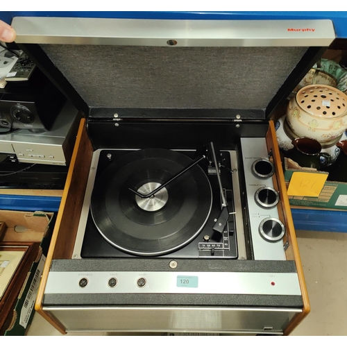 120 - A 1960's/70's Murphy stereo record player A855G