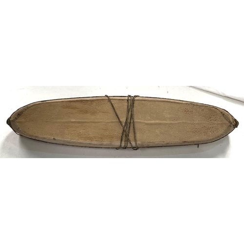 72 - A model of a North American Indian kayak, length 54cm