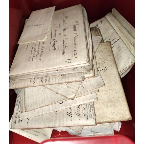 175 - A selection of early 19th century and later deeds on velum etc