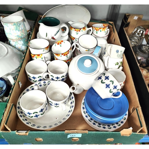 181 - A large selection of teaware including midwinter etc