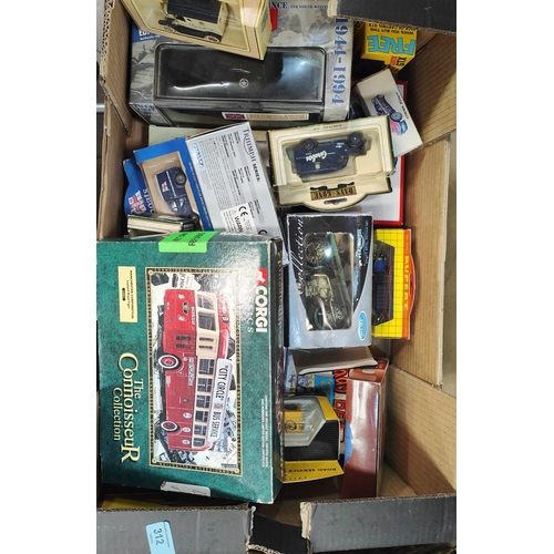 312 - A selection of Corgi and other diecast vehicles including Dandy, Beano etc