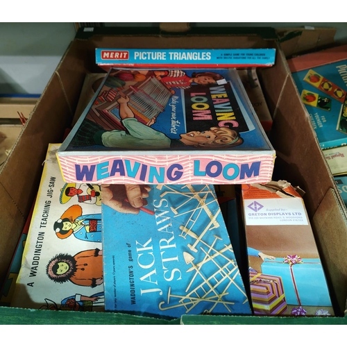 245A - A selection of originally boxed 1960's/70's children's activity games (not guaranteed complete)No bi... 