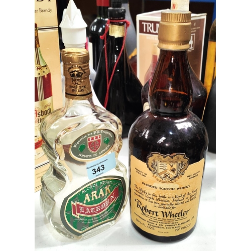 343 - LICENCE NOT RECEIVED IN TIME AND THIS LOT WILL APPEAR IN OUR JUNE AUCTIONA bottle of John Wheeler bl... 