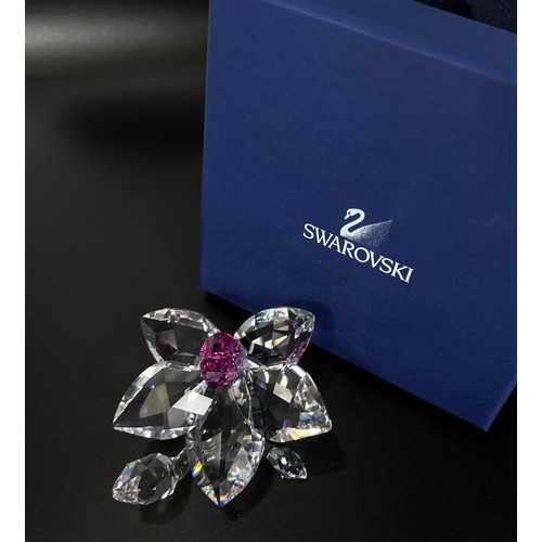 583 - A boxed Swarovski Orchid