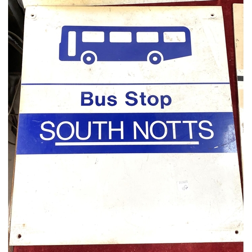 40G - A selection of vintage bus stop signs