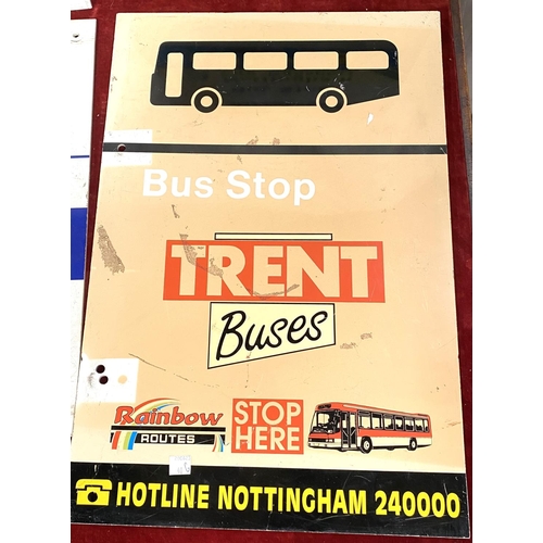 40G - A selection of vintage bus stop signs