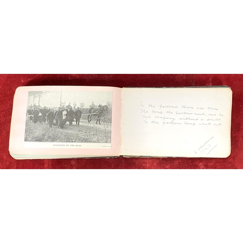 71 - WWI: a keepsake book with verses and contemporary photos and press cuttings