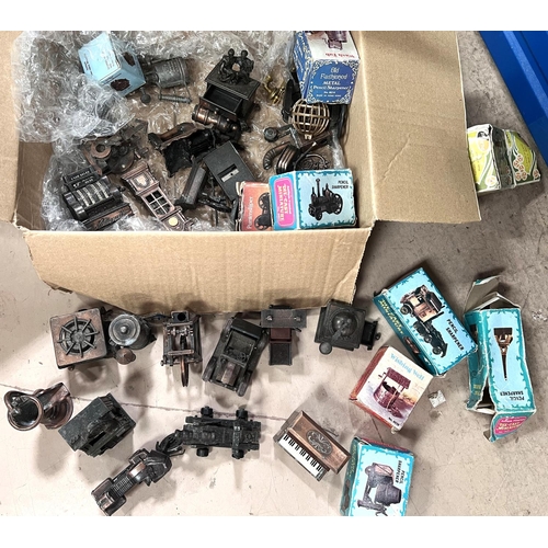 396A - A collection of vintage vehicle and object diecast sharpeners