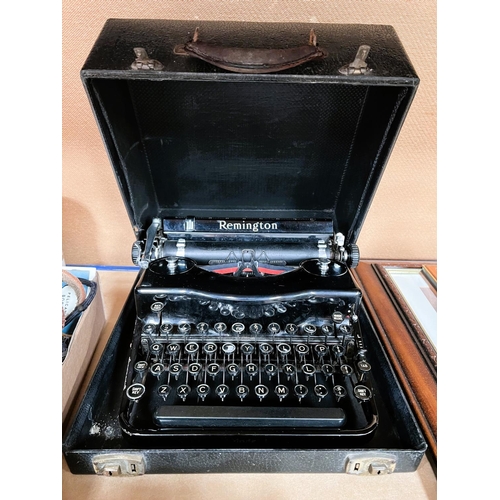 81 - A vintage Remington typewriter