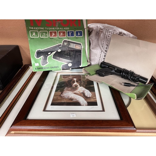 83 - A selection of framed and glazed signed and some limited edition prints of various breeds of dogs, i... 