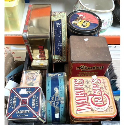 118 - A collection of early/mid 20th century tins, mainly confectionery, 20 approx