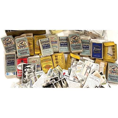 12 - A selection of cigarette cards in packs and loose
