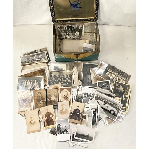140 - A collection of real photograph postcards and other photographs depicting nurses, sport, military an... 