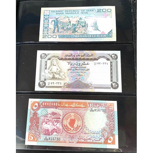 19 - BANKNOTES - a collection of world notes in album