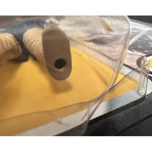 252 - A Palitoy General Mills Return of the Jedi figure on card:  Han Solo in Hoth Battle Gear, Tri-Logo, ... 