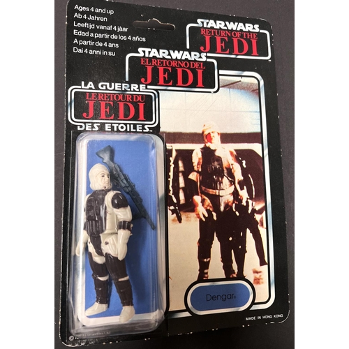 262 - A Palitoy General Mills Return of the Jedi figure on 70 card:  Tri-Logo Dengar, 3.75