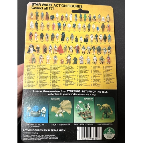 263 - A Kenner Return of the Jedi figure on 77 card:  Bossk Bounty Hunter, yellowed blister pack, minor di... 