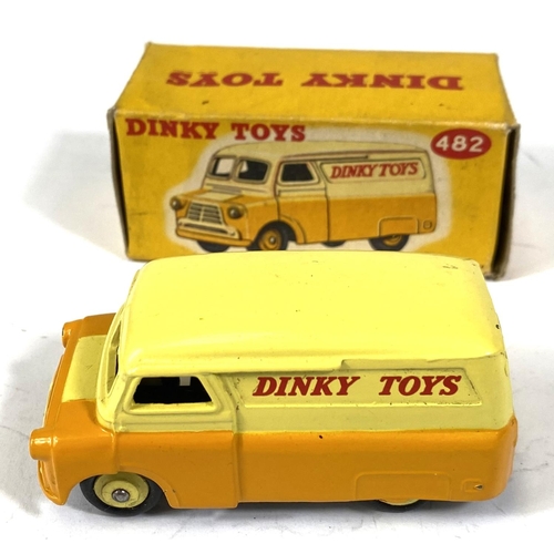 423 - DINKY TOYS: 482 Bedford 10 CWT Van 'Dinky Toys' two tone light and dark yellow in original box